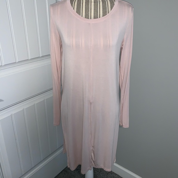 light pink tunic dress